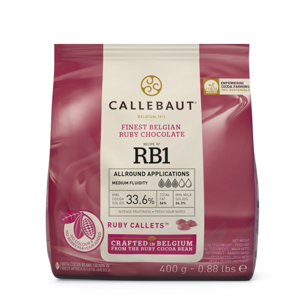 Ruby Pink Chocolate - 47.3% cocoa - 2.5kg - Callebaut - Meilleur