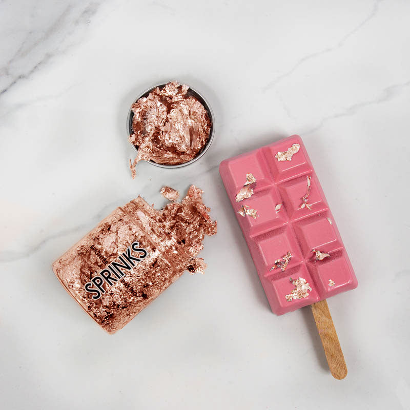 Edible Flakes - Rose Gold Love by Crystal Candy 