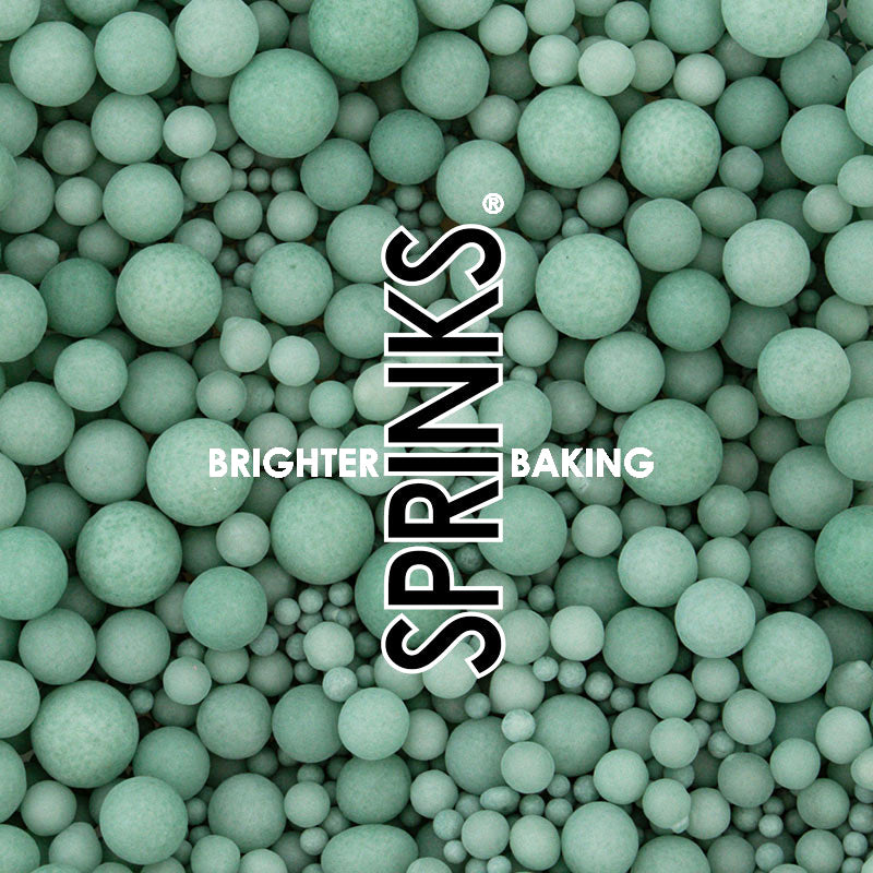 Sprinkle Mix - Bubble Bubble Pastel Green (Sage) - 500g BULK