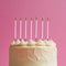 Candles - White & Gold Double Dipped Tall Candles - 12pk