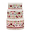 Cake Storage Tin - Love Birds 22cm (Medium) Round - by Emma Bridgewater