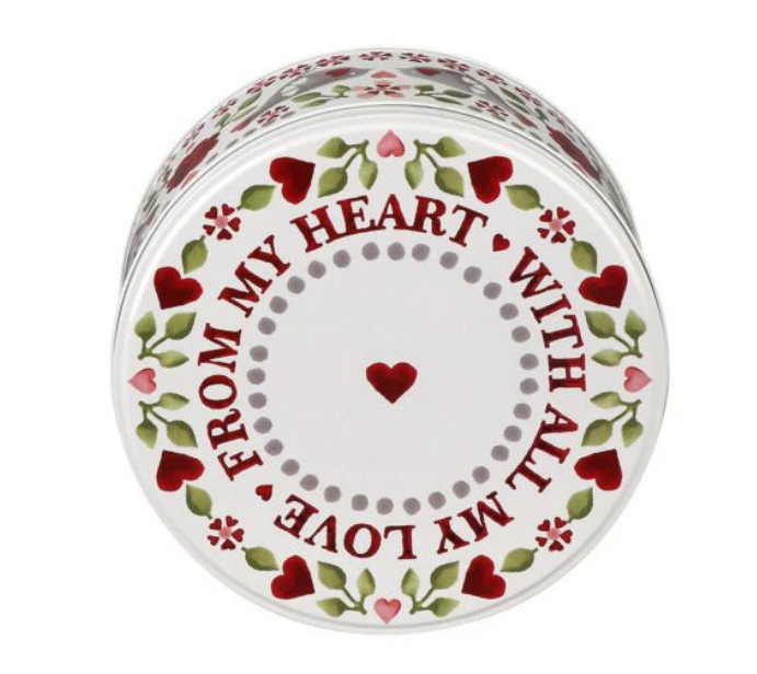 Cake Storage Tin - Love Birds 19cm (Small) Round - by Emma Bridgewater