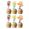 Cupcake Toppers - Mermaids 6pk - Laminated Cardstock Picks