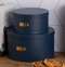 Cake Storage Tins - Navy Set of 2 (Typhoon)