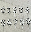 Candle - Soccer Print Number Candle