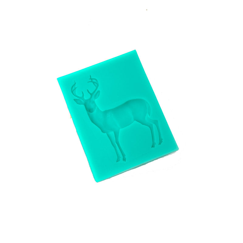 Silicone Mould - Stag Deer (Christmas)