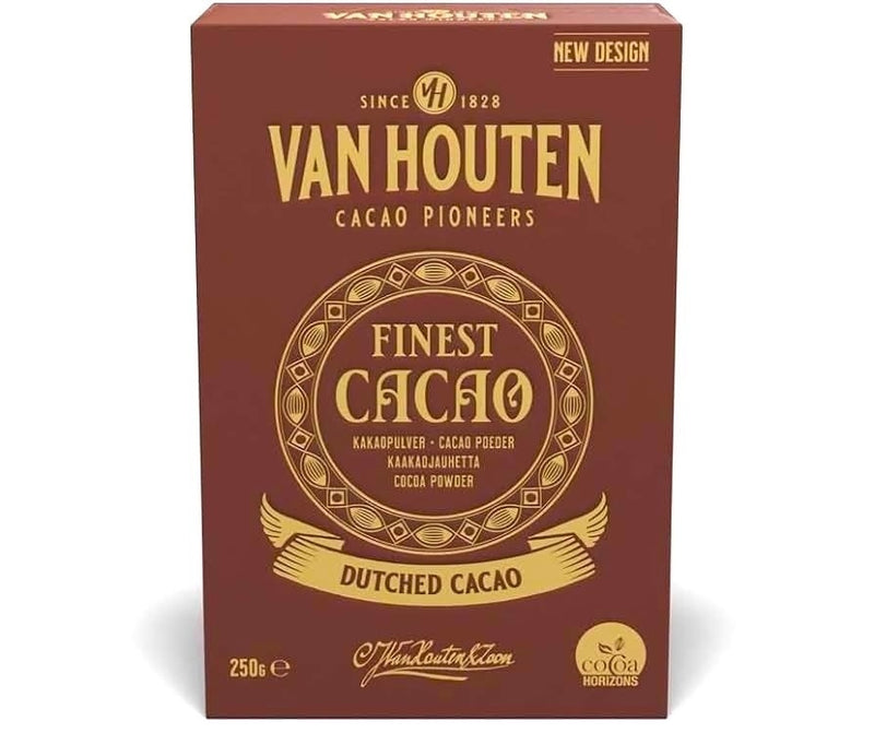 Cocoa Powder - Alkalised (Dutched) High Fat 250g - Van Houten