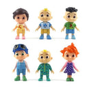 Cake Topper -Coco Melon - 6pc Plastic Figurine Set