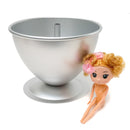 Cake Pan Set - Dolly Cake (Dolly Varden Tin, Heat Core & Doll Pick)