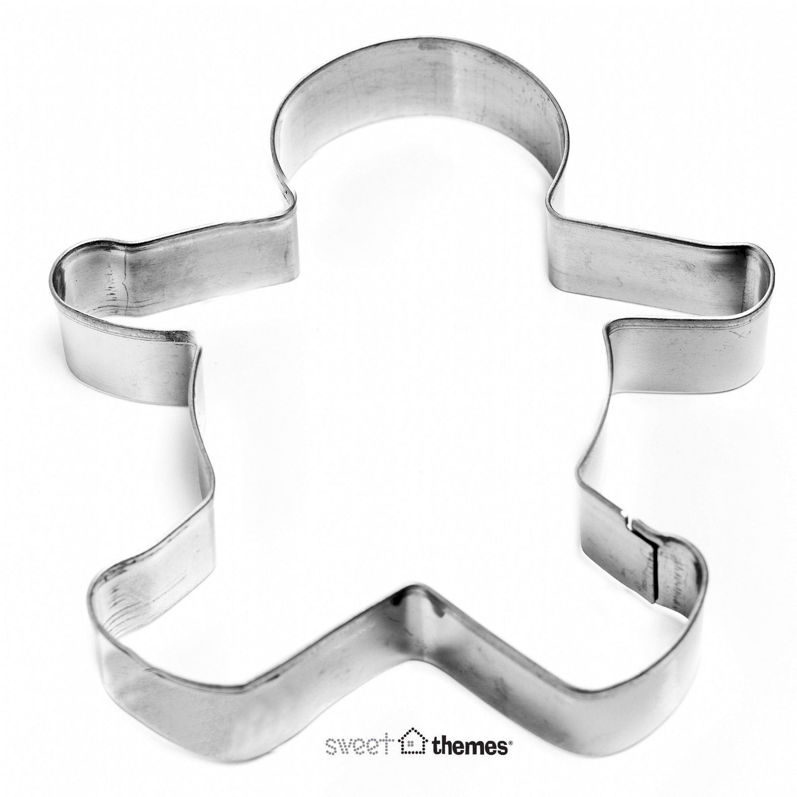 Cookie Cutter Gingerbread Man Large Stainless Steel Latorta 6292
