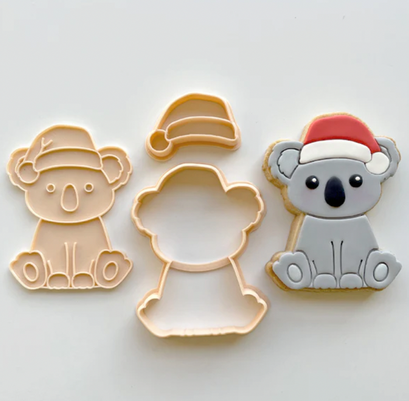 Embosser and Cutter Set - Santa Koala - by Little Biskut