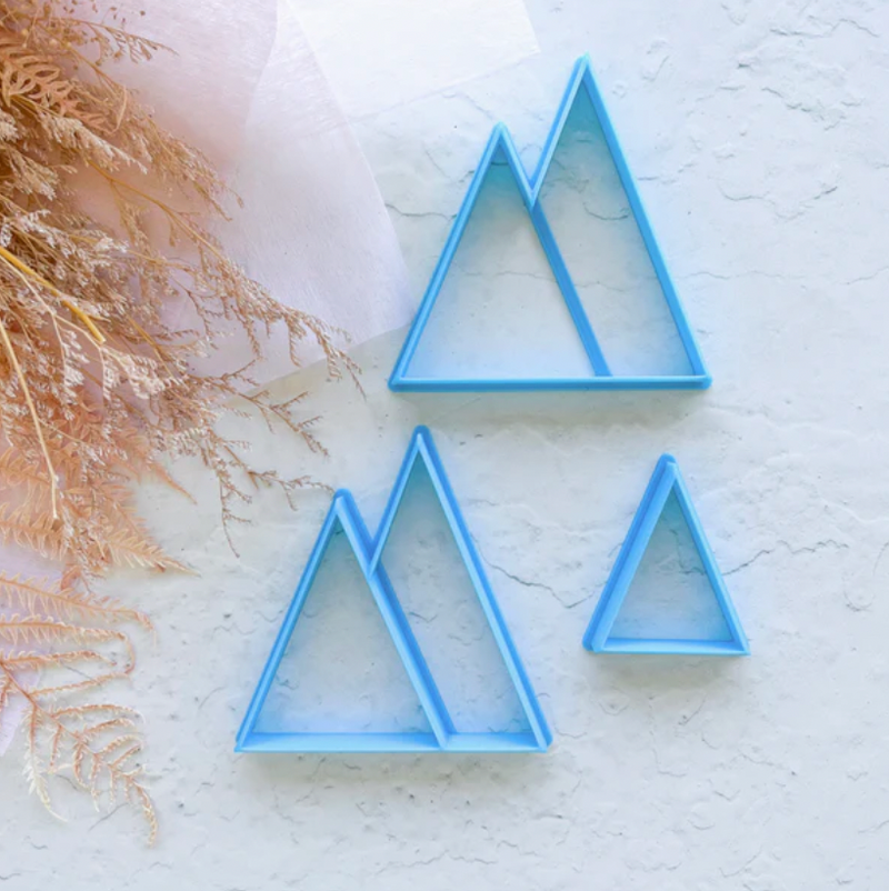 Cutter Set - Giza Inspired (Pyramid/Triangle/Tree) Cutter Set (by Cake Sera Sera)