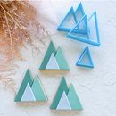 Cutter Set - Giza Inspired Petite (Pyramid/Triangle/Tree) Cutter Set (by Cake Sera Sera)