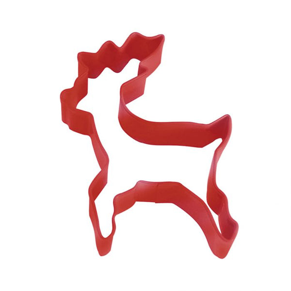 Cookie Cutter - Standing Reindeer 10cm (Red)