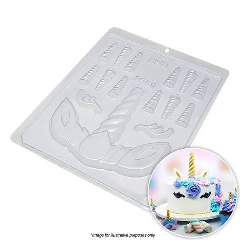 Chocolate Mould - Unicorn Horn Set - BWB 1 piece mould