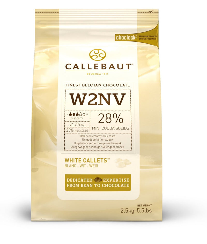 Callebaut No 811 Finest Belgian Dark Chocolate Callets Couverture 54.5% -  2.5Kg